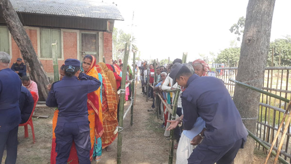 सप्तरीको दुई वडामा ७१.८१ प्रतिशत मतदान