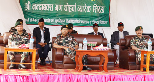 भूपु सैनिक सम्मेलनमा चार जना सन्तानलाई सैनिक सेवामा सहभागी गराउने जितनी देवी सम्मानित