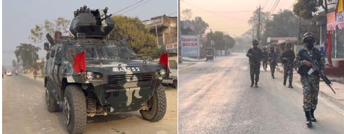 निर्वाचनलाई लक्षित गर्दै एकै समयमा एकसाथ नेपाली सेनाद्वारा सुरक्षा अभ्यास