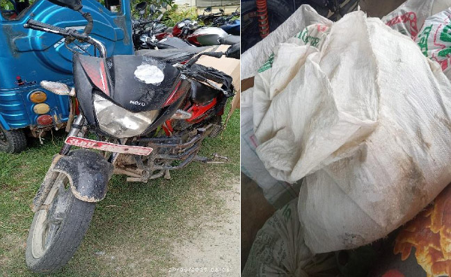 भन्सार छलेर ल्याउँदै गरेको सूर्तीजन्य पदार्थसहित अन्य सामानहरु बरामद