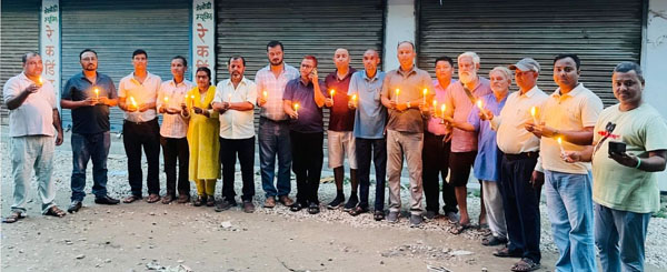 जेनजी आन्दोलनका क्रममा सहिद भएकाहरुको सम्मानमा दिप प्रज्वलन