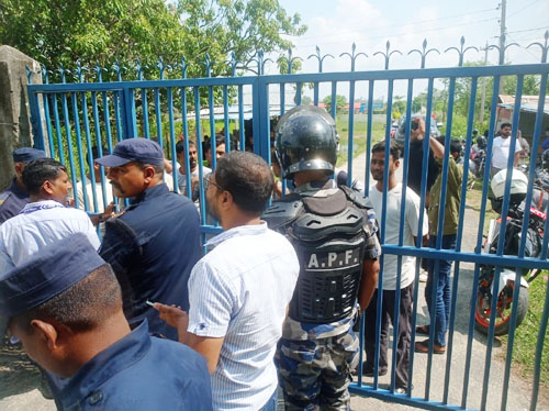 विमानस्थल दुई घण्टा कडा सुरक्षा घेरामा