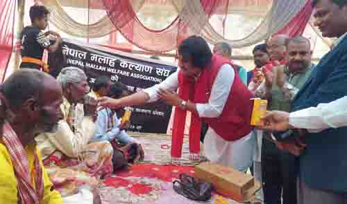 तीन बुदे लिखित प्रतिबद्धता पश्चात् मलाह  समुदायका पाँच वृद्धले तोडे आमरण अनसन