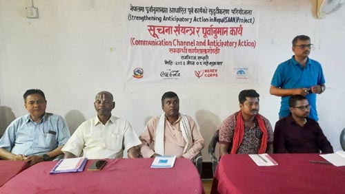 तिलाठी कोइलाडी गाउँपालिकाले सुरु ग¥यो बाढी पूर्व तयारी 