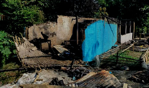 किराना पसलमा आगलागी हुँदा तीन लाख भन्दा बढीको क्षति 