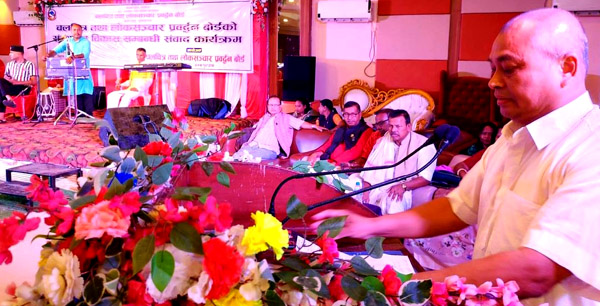 समाज रुपान्तरणमा कलाकारहरुको भूमिका महत्वपूर्ण ः मन्त्री लेखी