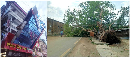 हावाहुरीले एक जनाको मृत्यु, विधुतीय  पोल तथा रुखहरु ढलेर बाटो अवरुद्ध 