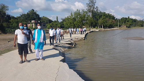 दुबै सरकार मिलेर खाडो नदी नियन्त्रण गर्नुपर्छ ः राष्ट्रिय सभासदस्य मृगेन्द्र सिंह