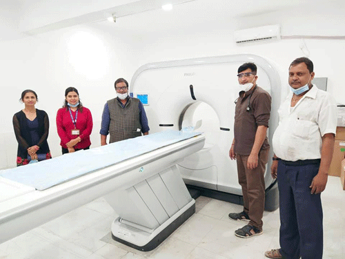 गजेन्द्र नारायण सिंह अस्पतालमा सिटी स्क्यान जडान