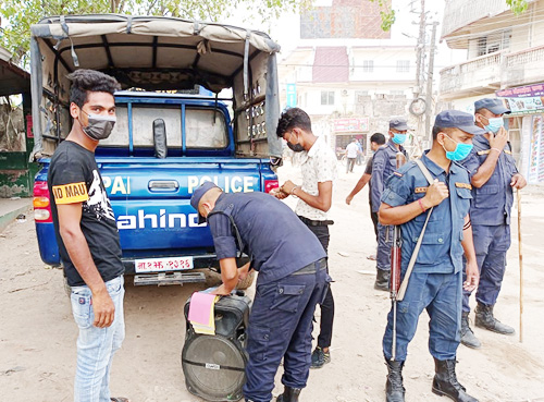 मास्क नलगाउने ७ सय ५० जनालाई कारवाही