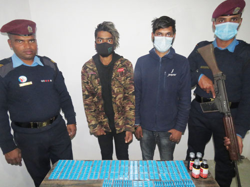 लागुऔषध बोकेर साइकलमा आउँदै गरेका दुई यूवा पक्राउ