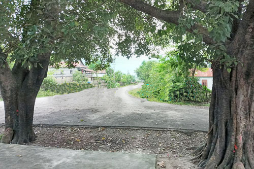 सहिद दिलीप चौधरीको सम्झनामा सहिद स्मारक स्तम्भ निर्माण हुदै