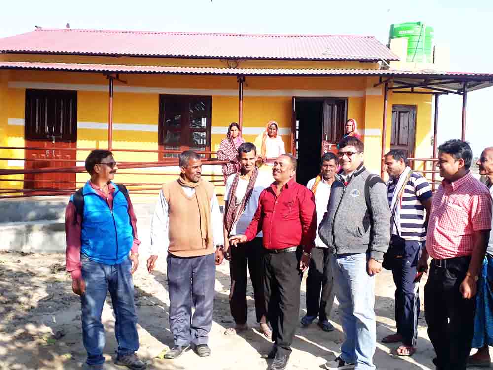 बालबिकास केन्द्रमा छात्रछात्राहरूका लागि सुविधा सम्पन्न शौचालय 