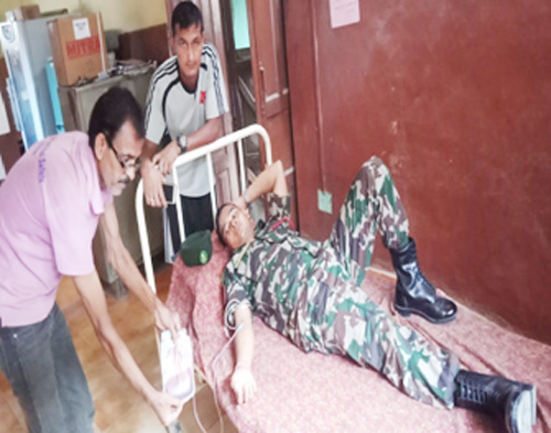 सेनाले जोगाए गर्भवति महिलाको ज्यान