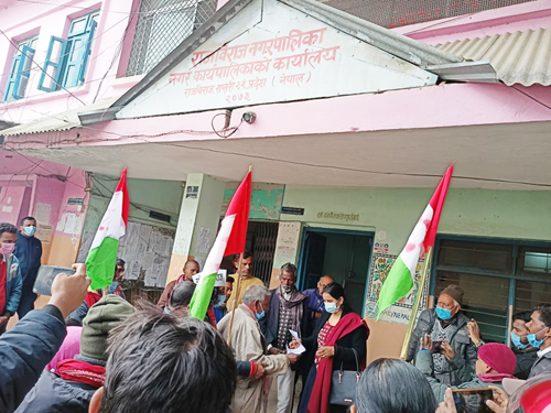 जनमतद्वारा किसानको माग पुरा गराउन ज्ञापन