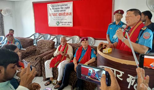 भयरहित, मर्यादित र शान्तिपुर्ण  वातावरणमा निर्वाचन सम्पन्न गराउन प्रहरी तत्पर ः आइजिपि सिंह