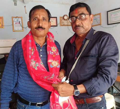 चेसमा स्वर्ण पदक बिजेता दास सम्मानित 