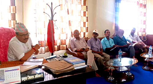 जिल्लाको शान्ति, सुरक्षा र सुशासनलाई चुस्त राख्न प्रतिबद्ध ः प्रजिअ थापा