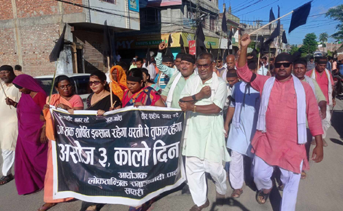 संविधान दिवसमा लोसपाको बिरोध कायमै