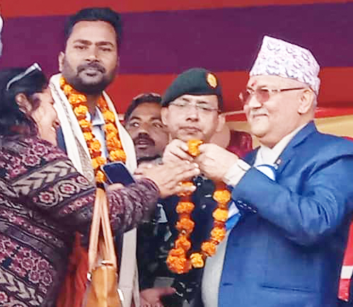 सरकारले तराई मधेसको विकासका लागि विभिन्न  क्षेत्रमा काम अघि बढाएको छ ः प्रम ओली