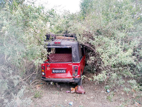 मिनी ट्रकले ठक्कर दिँदा  म्याजिकमा सवार खातुनको मृत्यु