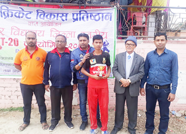 अन्तरबिद्यालय क्रिकेटका  फाइनमा म्याक्सेल र शिब्स भिड्दै