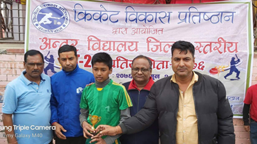 अन्तरबिद्यालय क्रिकेटमा शिब्स र ग्लोवल बिजयी,  आठ विद्यालय क्वाटर फाईनलमा प्रवेश