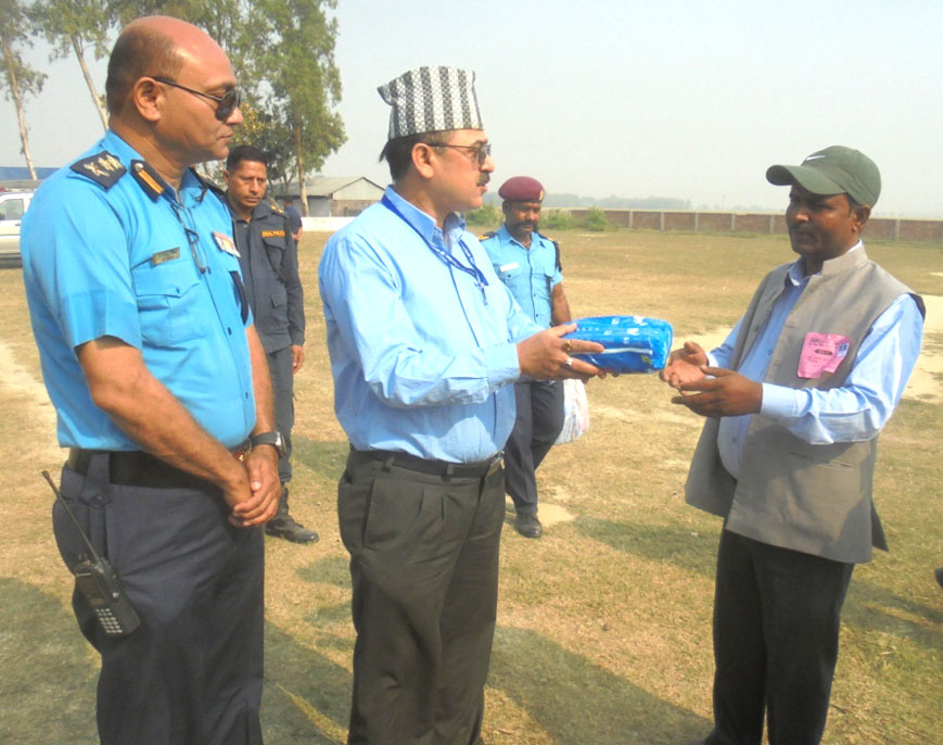 परीक्षा केन्द्रमा सेनेटरी प्याड वितरण