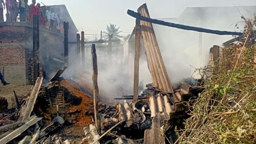 आगलागीमा पाँच वर्षिय बालकको जलेर मृत्यु
