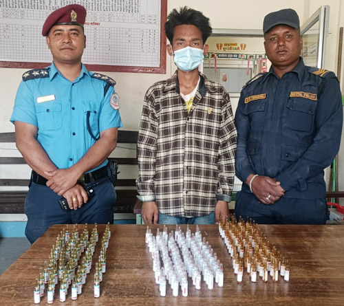 खाल्डो खनी लागु औषध राखेको अवस्थामा राई पक्राउ