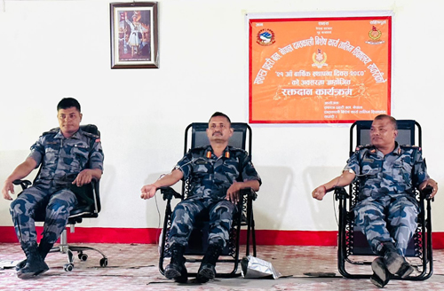 रगतको चरम अभाव भएपछि रक्तदान