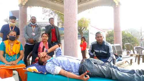 जेसीजद्वारा रक्तदान सम्पन्न