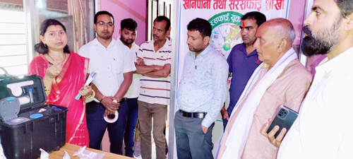 खानेपानीको गुणस्तर परिक्षणका लागि  गाउँपालिका कार्यालयमै ल्याब स्थापना