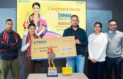 लिट्मस केबल्स र प्रसिद्ध खेलाडी तथा फिटनेस प्रशिक्षक मुलगुठीबीच सहकार्य