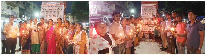 इजराइलमा मारिएका नेपालीको शोकमा मैनबत्ती प्रज्वलन