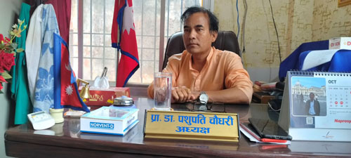प्रतिष्ठानको ऐन बन्ने काम अन्तिम चरणमा पुगेको छ ः डा. चौधरी