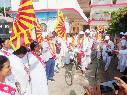 ब्रहमाकुमारीले नाटक प्रर्दशन तथा साइकल यात्रामार्फत लागु औषध बिरुद्ध सचेतना बाड्दै