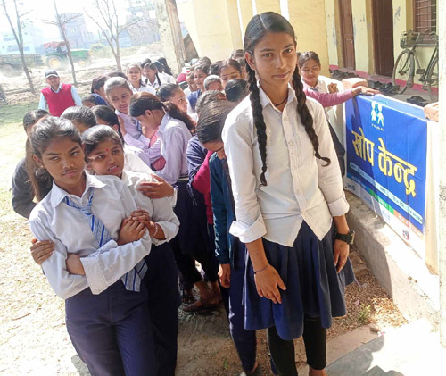 देशैभर ५७ लाख भन्दा बढी बालबालिकालाई खोप लगाइदै,  सप्तरीमा १ लाख ८७ हजार ८ सय ९२ जनालाई खोप लगाइने लक्ष्य 
