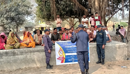 प्रहरीद्वारा विभिन्न जनचेतनामूलक कार्यक्रमलाई निरन्तरता