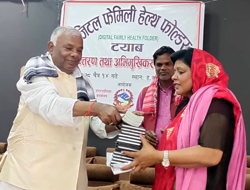 हनुमाननगर कंकालिनीको सबै स्वास्थ्य चौकीमा ट्याब वितरण 