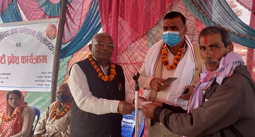 पूर्वप्रधानपञ्चसहित एक सय भन्दा बढी जसपामा प्रवेश