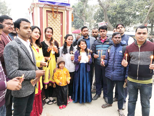 जेसीजद्वारा सरस्वती पूजा र सहिद दिवस मनाएर कार्य आरम्भ