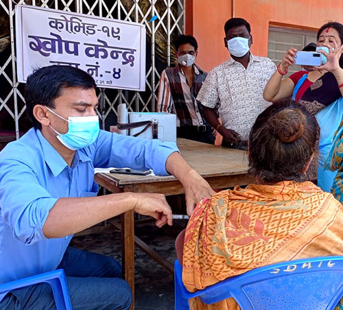 सप्तरीमा ५७ हजारले लगाए कोरोना विरुद्धको खोप