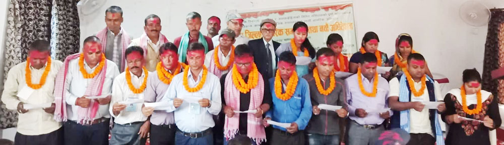 गैसस सप्तरीमा पुनः शम्भुनन्द चौधरी निर्वाचित