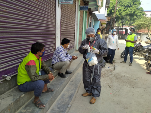 संचारकर्मीलाई सुरक्षा सामग्री