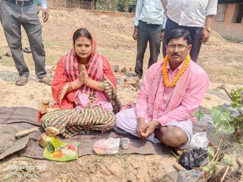 पठनपाठनमा कठिनाई हुने गरेको भन्दै बिधालयको बाउण्ड्री वाल निर्माण हुने